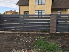 Забор жалюзи 72 метра фото в Фрязино